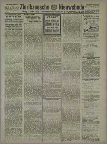 Zierikzeesche Nieuwsbode 1928-02-03
