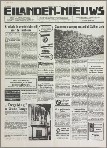 Eilanden-nieuws. Christelijk streekblad op gereformeerde grondslag 1984-10-19