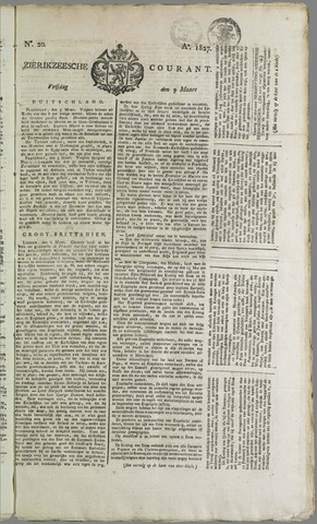 Zierikzeesche Courant 1827-03-09
