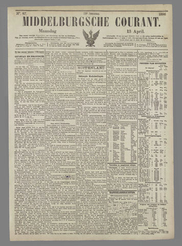 Middelburgsche Courant 1896-04-13