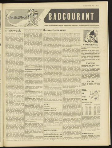 Schouwen's Badcourant 1965-08-13