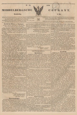 Middelburgsche Courant 1839-05-09