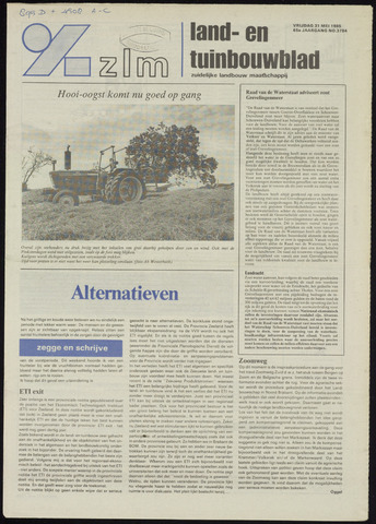 Zeeuwsch landbouwblad ... ZLM land- en tuinbouwblad 1985-05-31