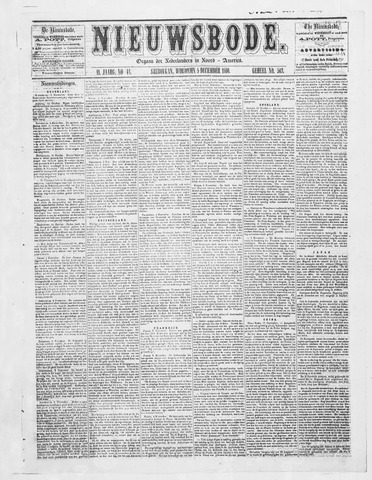Sheboygan Nieuwsbode 1860-12-05