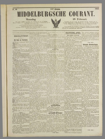 Middelburgsche Courant 1910-02-28