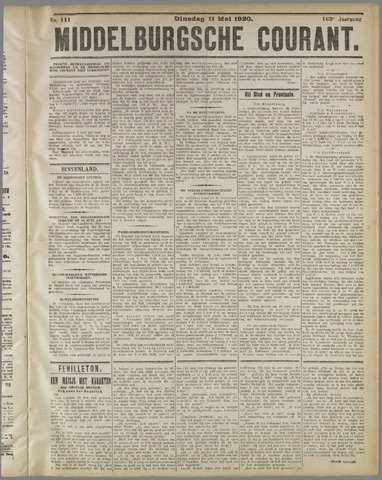 Middelburgsche Courant 1920-05-11
