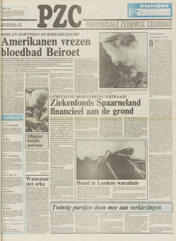 Provinciale Zeeuwse Courant 1982-07-28