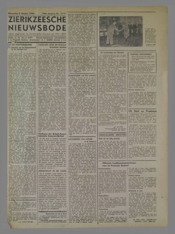 Zierikzeesche Nieuwsbode 1943-01-06