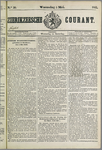 Zierikzeesche Courant 1852-05-05
