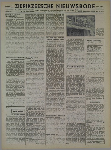 Zierikzeesche Nieuwsbode 1943-03-09