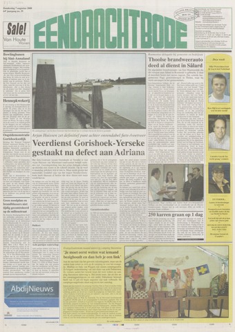 Eendrachtbode (1945-heden)/Mededeelingenblad voor het eiland Tholen (1944/45) 2008-08-07