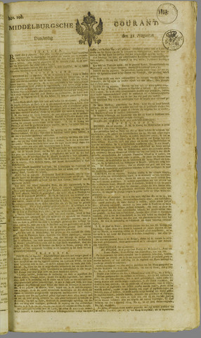 Middelburgsche Courant 1815-08-31