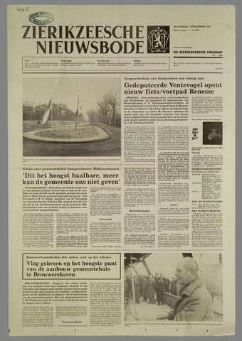 Zierikzeesche Nieuwsbode 1987-12-07