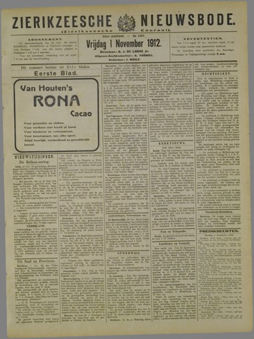 Zierikzeesche Nieuwsbode 1912-11-01