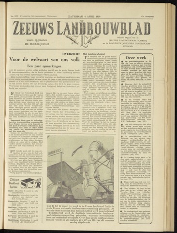 Zeeuwsch landbouwblad ... ZLM land- en tuinbouwblad 1959-04-04