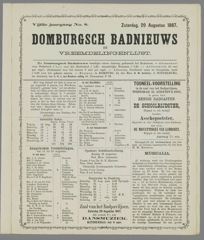 Domburgsch Badnieuws 1887-08-20