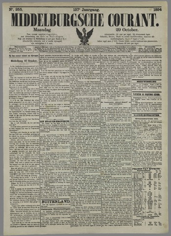 Middelburgsche Courant 1894-10-29