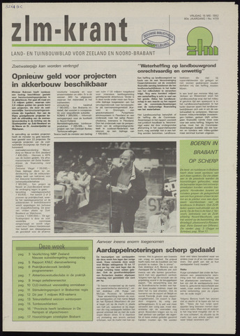 Zeeuwsch landbouwblad ... ZLM land- en tuinbouwblad 1992-05-15