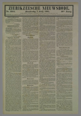 Zierikzeesche Nieuwsbode 1884-07-03