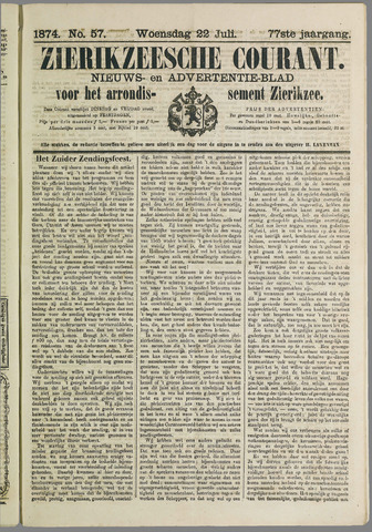 Zierikzeesche Courant 1874-07-22