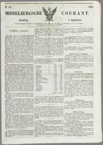 Middelburgsche Courant 1874-09-05