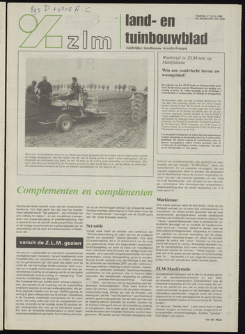 Zeeuwsch landbouwblad ... ZLM land- en tuinbouwblad 1988-06-17