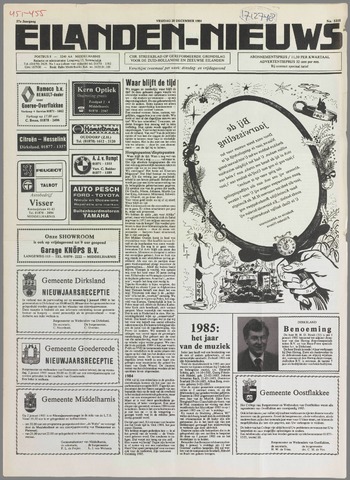 Eilanden-nieuws. Christelijk streekblad op gereformeerde grondslag 1984-12-28