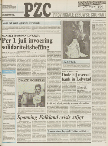 Provinciale Zeeuwse Courant 1982-04-24