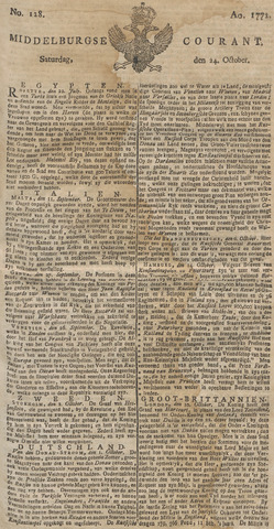 Middelburgsche Courant 1772-10-24