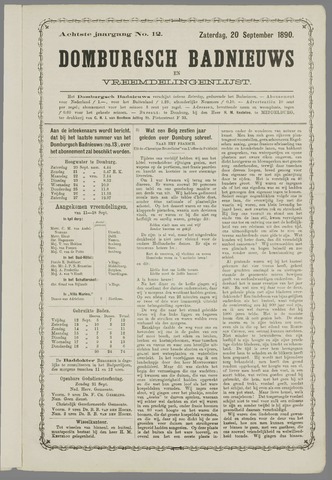 Domburgsch Badnieuws 1890-09-20