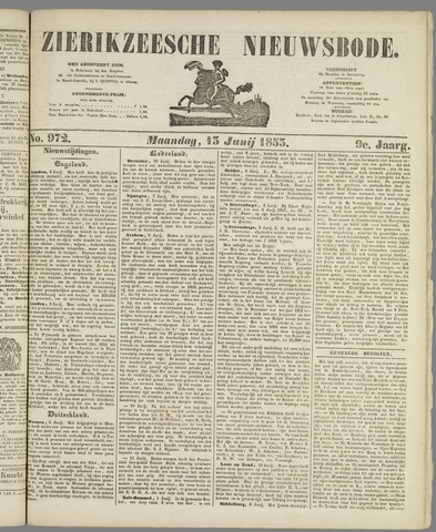 Zierikzeesche Nieuwsbode 1853-06-13