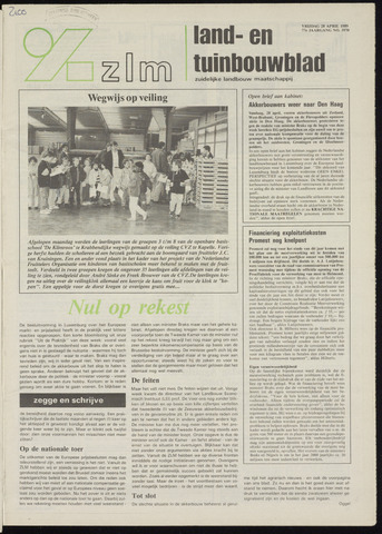 Zeeuwsch landbouwblad ... ZLM land- en tuinbouwblad 1989-04-28