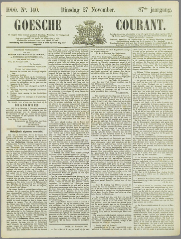 Goessche Courant 1900-11-27