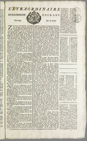Zierikzeesche Courant 1815-06-28