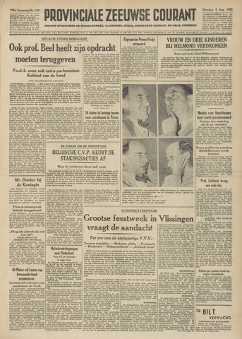 Provinciale Zeeuwse Courant 1952-08-05
