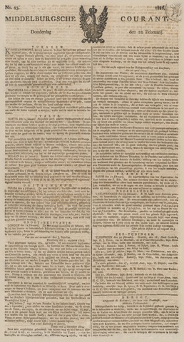 Middelburgsche Courant 1816-02-22