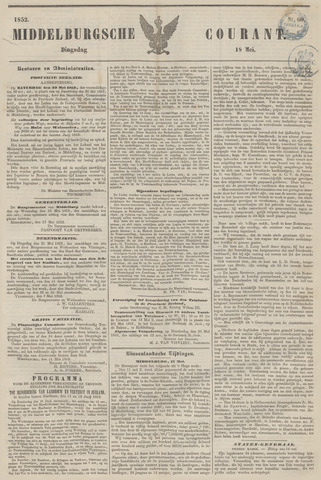 Middelburgsche Courant 1852-05-18