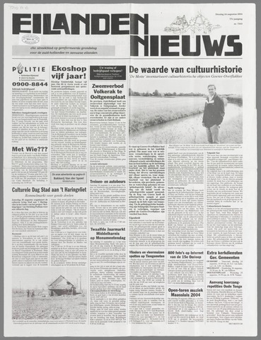 Eilanden-nieuws. Christelijk streekblad op gereformeerde grondslag 2004-08-24