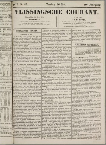 Vlissingse Courant 1872-05-26