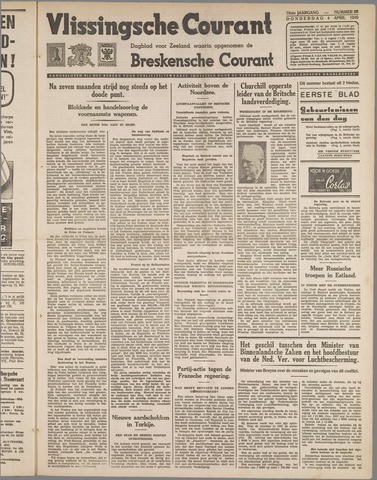 Vlissingse Courant 1940-04-04