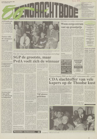 Eendrachtbode /Mededeelingenblad voor het eiland Tholen 1994-11-10