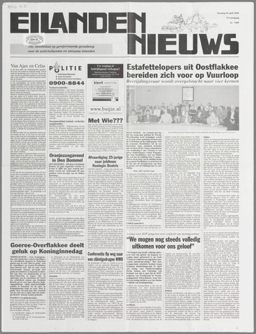 Eilanden-nieuws. Christelijk streekblad op gereformeerde grondslag 2005-04-26