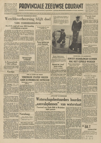 Provinciale Zeeuwse Courant 1953-04-21
