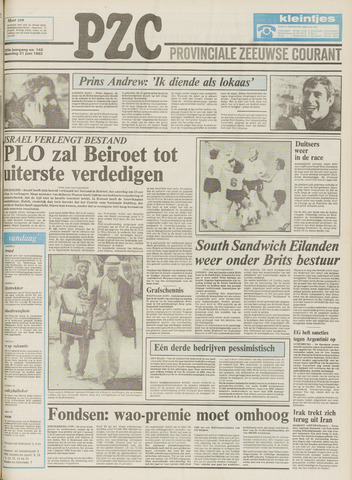 Provinciale Zeeuwse Courant 1982-06-21