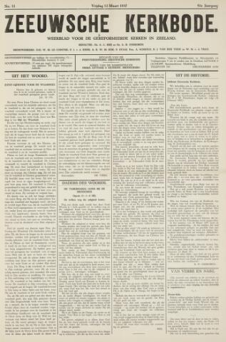 Zeeuwsche kerkbode, weekblad gewijd aan de belangen der gereformeerde kerken/ Zeeuwsch kerkblad 1937-03-12