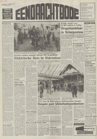 Eendrachtbode /Mededeelingenblad voor het eiland Tholen 1986-09-11
