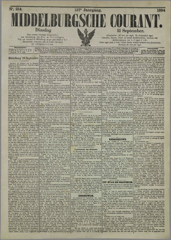Middelburgsche Courant 1894-09-11
