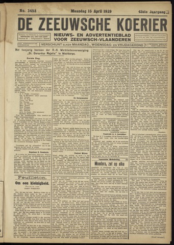 Zeeuwsche Koerier 1929-04-15