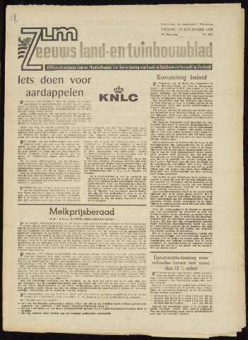 Zeeuwsch landbouwblad ... ZLM land- en tuinbouwblad 1963-09-13