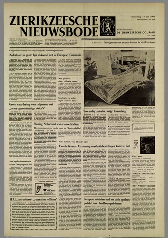 Zierikzeesche Nieuwsbode 1966-07-14